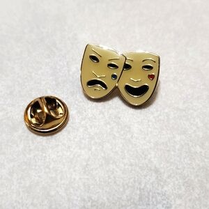 New Burberry Mask Pin
